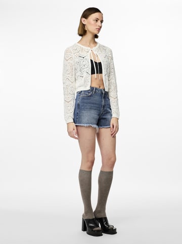 Pieces Cardigan in Weiß