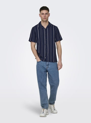 ONLY & SONS Blouse donkerblauw