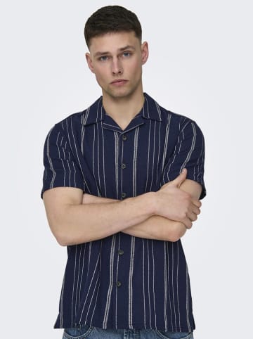 ONLY & SONS Blouse donkerblauw