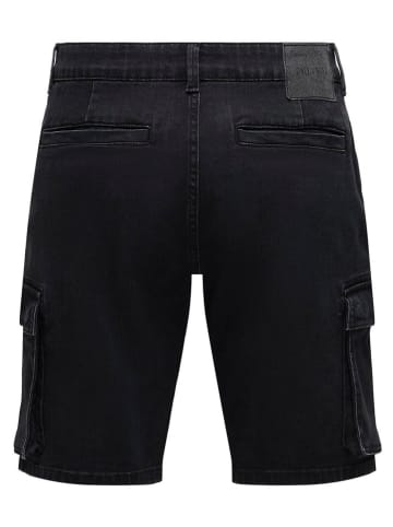 ONLY & SONS Spijkershort zwart