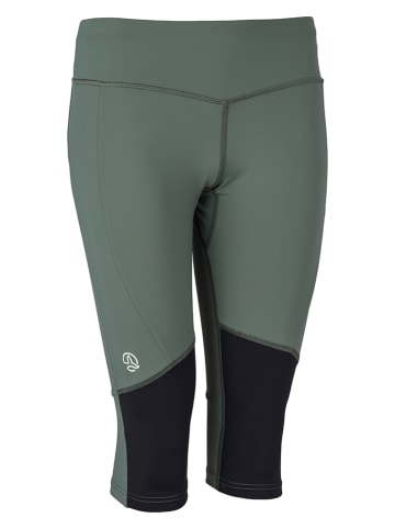 TERNUA Trekkingleggings  in Grün/ Schwarz