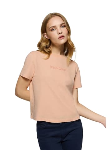 Polo Club Shirt abrikooskleurig