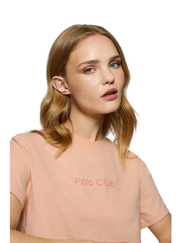 Polo Club Shirt in Apricot