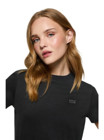 Polo Club Shirt in Schwarz