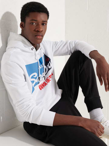 Superdry Hoodie in Weiß