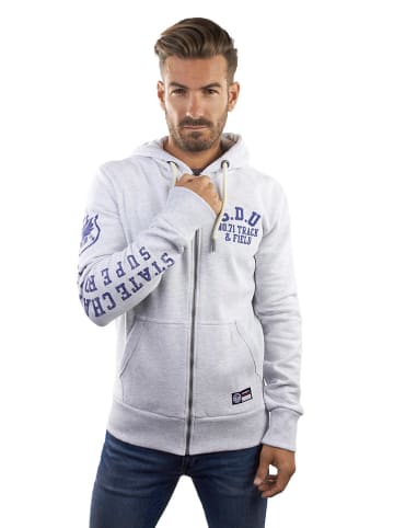 Superdry Bluza w kolorze szarym