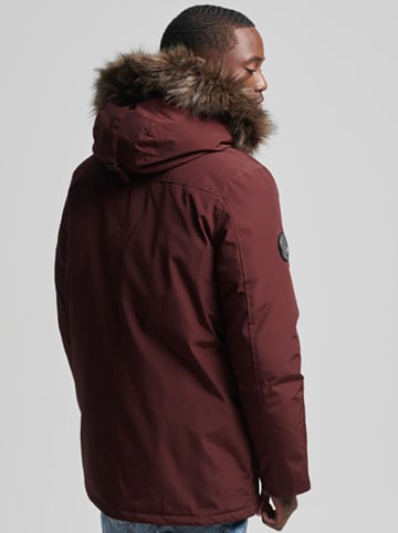Superdry Übergangsmantel in Bordeaux