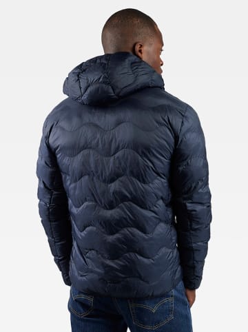 Superdry Doorgestikte jas donkerblauw
