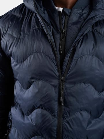 Superdry Doorgestikte jas donkerblauw