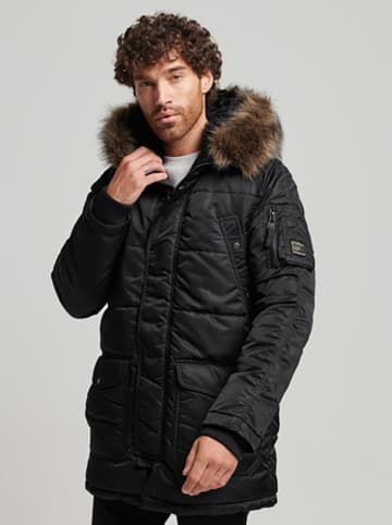 Superdry Tussenmantel zwart