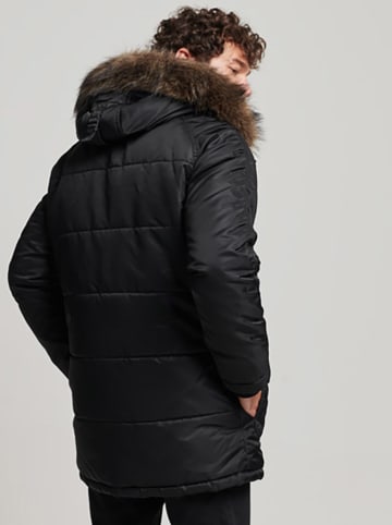 Superdry Übergangsmantel in Schwarz