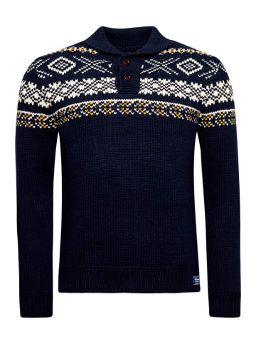 Superdry Trui donkerblauw/wit