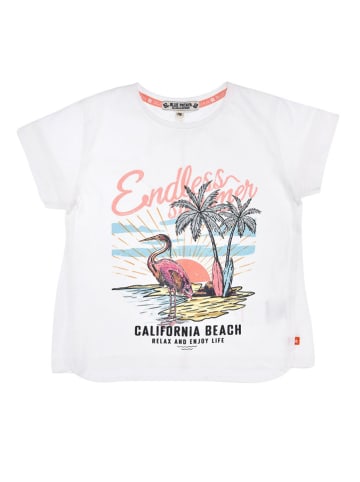 Bondi Shirt "Summer" in Weiß/ Bunt
