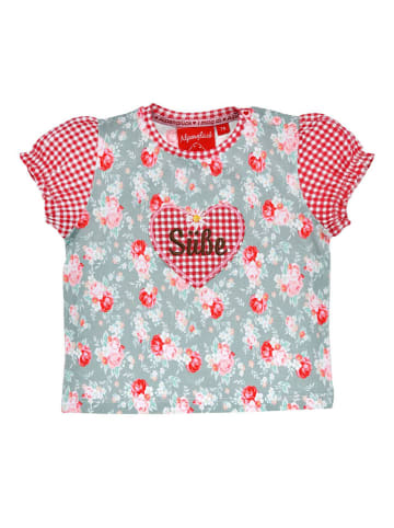 Bondi Shirt "Blumenallover" in Rot/ Bunt