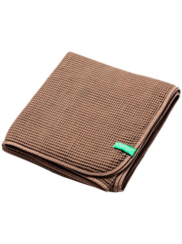Benetton Woondeken lichtbruin - (L)190 x (B)140 cm