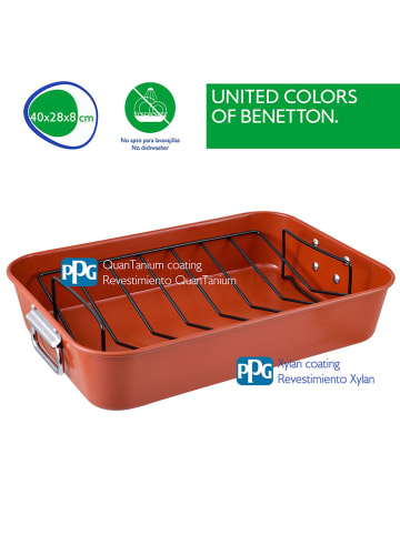 Benetton Braadslee rood - (L)40 x (B)28 cm