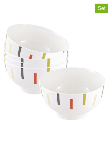 Benetton 4-delige set: kommen wit/meerkleurig - 650 ml