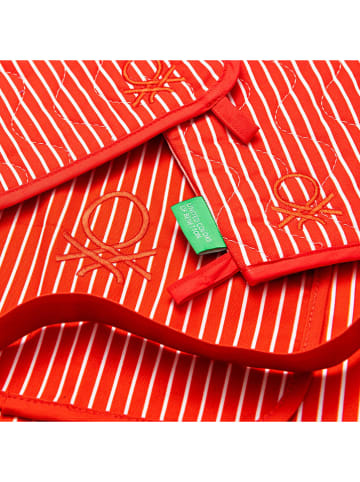 Benetton 3-delige keukentextielset rood