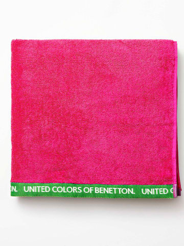 Benetton Ręcznik kąpielowy w kolorze jasnoróżowym - 160 x 90 cm