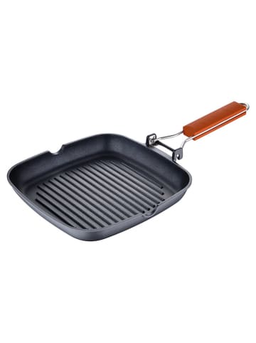 Benetton Grillpfanne in Schwarz/ Hellbraun - (L)24 x (B)24 cm