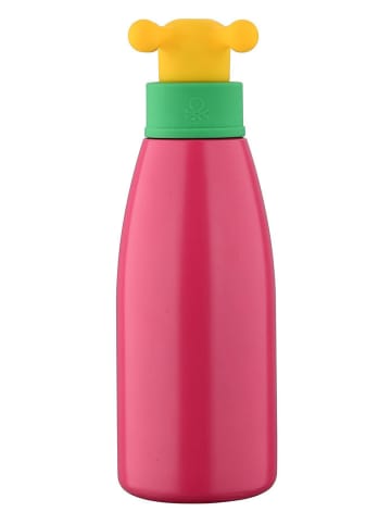 Benetton 2er-Set: Trinkflaschen in Pink/ Gelb - 500 ml