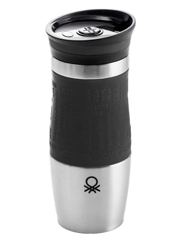 Benetton Kubki termiczne (2 szt.) w kolorze czarnym - 375 ml