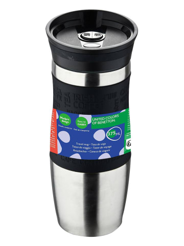 Benetton Kubki termiczne (2 szt.) w kolorze czarnym - 375 ml