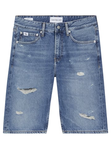 Calvin Klein Szorty dżinsowe w kolorze niebieskim