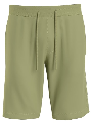 Calvin Klein Szorty dresowe w kolorze zielonym