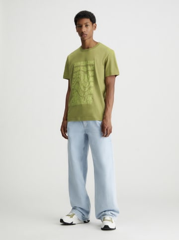Calvin Klein Koszulka w kolorze zielonym