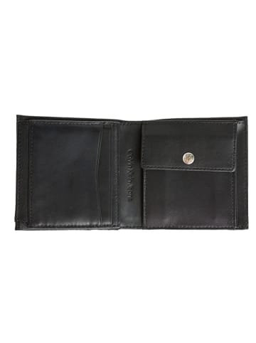 Calvin Klein Leder-Geldbörse in Schwarz
