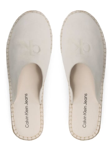 Calvin Klein Pantoletten in Creme