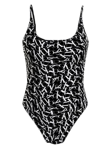Calvin Klein Badeanzug in Schwarz
