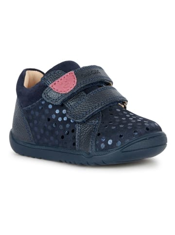 Geox Leren sneakers "Macchia" donkerblauw