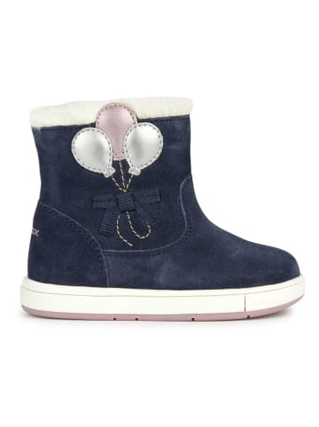 Geox Winterboots "Trottola" in Dunkelblau/ Rosa/ Weiß