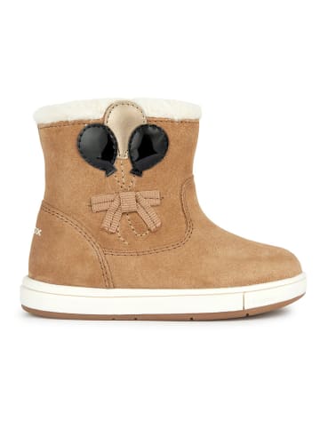 Geox Winterboots "Trottola" lichtbruin/wit