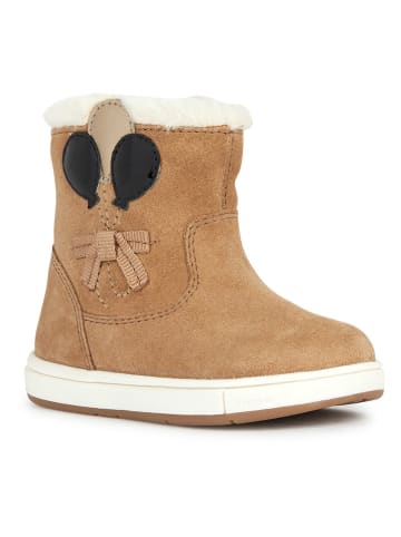 Geox Winterboots "Trottola" lichtbruin/wit