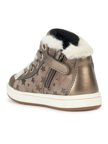 Geox Winterboots "Trottola" lichtbruin/goudkleurig/wit
