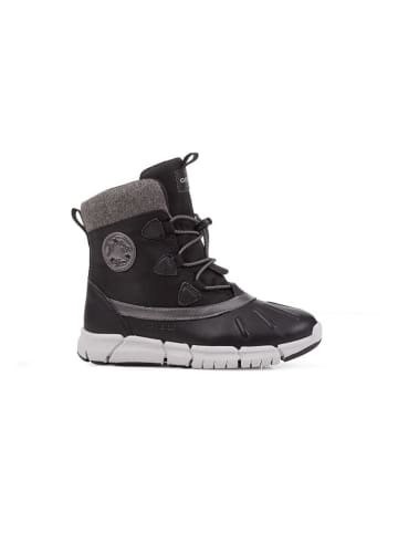 Geox Winterboots "Flexyper" zwart/zilverkleurig