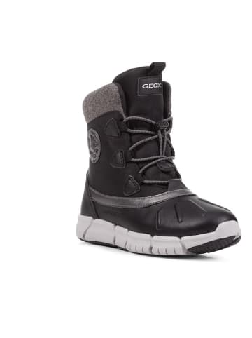 Geox Winterboots "Flexyper" zwart/zilverkleurig