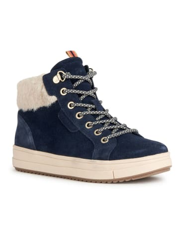 Geox Winterboots "Rebecca" donkerblauw/crème