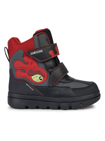 Geox Winterboots "Willaboom" zwart/rood