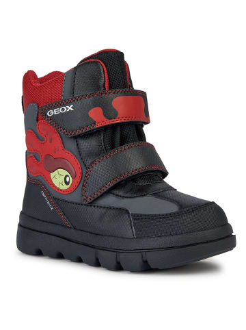Geox Winterboots "Willaboom" zwart/rood