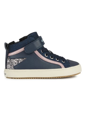 Geox Sneakers "Kalispera" in Dunkelblau/ Rosa