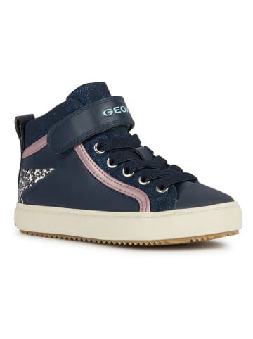 Geox Sneakers "Kalispera" in Dunkelblau/ Rosa