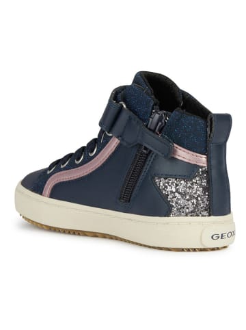 Geox Sneakers "Kalispera" in Dunkelblau/ Rosa