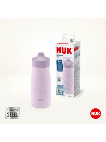 NUK Trinkflasche "Mini-Me Sip Cup Reh" in Lila - 300 ml