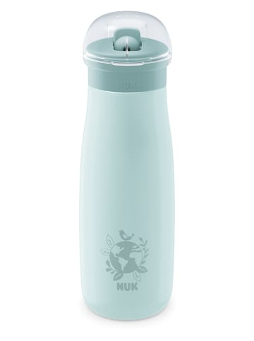 NUK Drinkfles "Mini-Me Flip Cup Globus" lichtblauw - 450 ml