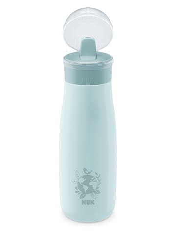 NUK Bidon "Mini-Me Flip Cup Globus" w kolorze błękitnym - 450 ml