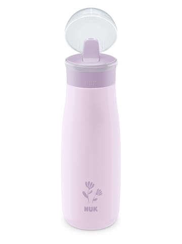 NUK Trinkflasche "Mini-Me Flip Cup Blume" in Lila - 450 ml